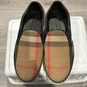 Burberry slip in sneakers.